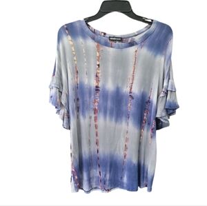 Tie Dye Hemish USA Top SIZE M Fast Shipping